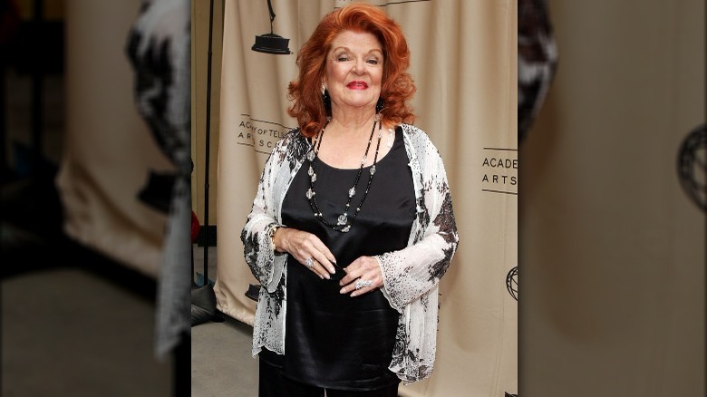 Darlene Conley posing at event