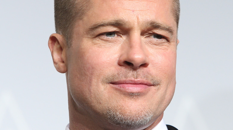 Brad Pitt wearing a bow tie
