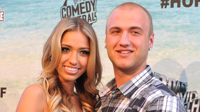  Bre Tiesi and Nick Hogan smiling