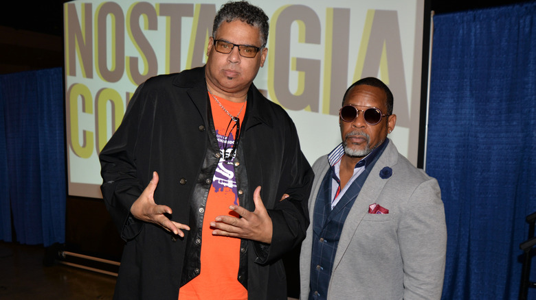 Sugarhill Gang posing for cameras