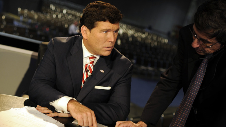 Bret Baier at work