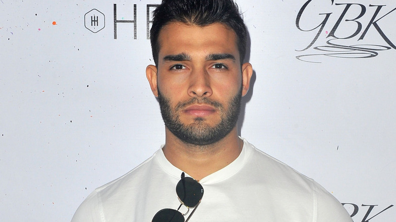 Sam Asghari posing