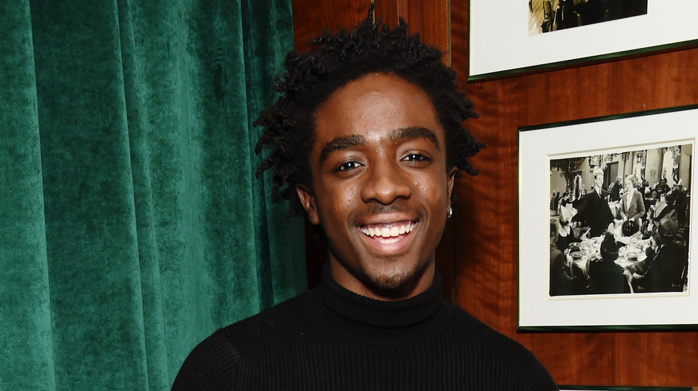 Caleb McLaughlin smile SAG party