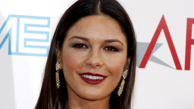 Catherine Zeta-Jones smiling