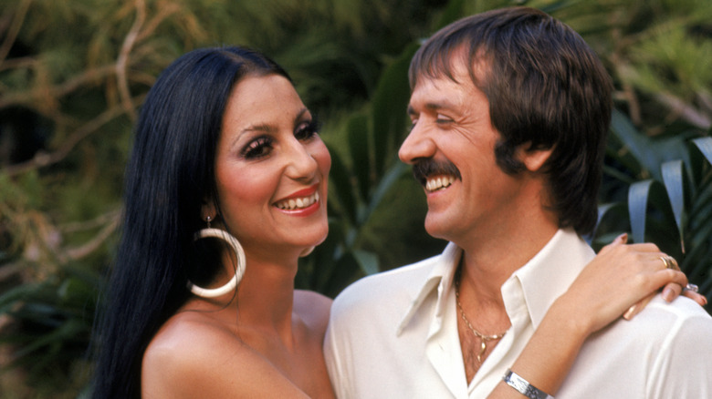 Sonny and Cher laughing