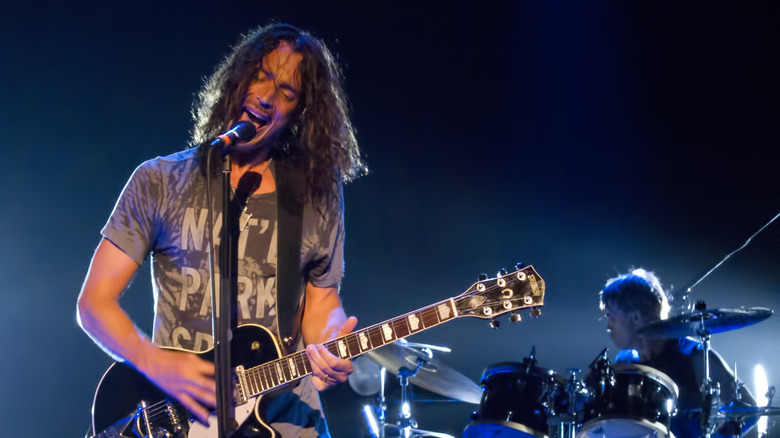 Chris Cornell performing
