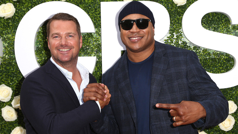 Chris O'Donnell, LL Cool J smiling