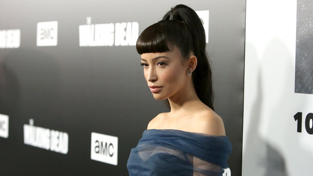 Christian Serratos at the Walking Dead premiere and afterparty in 2018