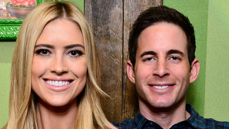 Christina Haack and Tarek El Moussa smiling