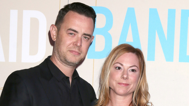 Colin Hanks and Samantha Bryant at event