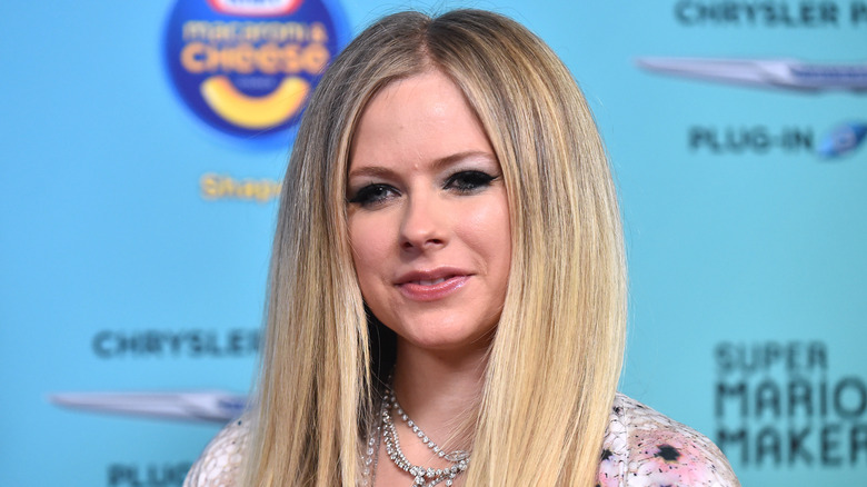 Avril Lavigne on red carpet