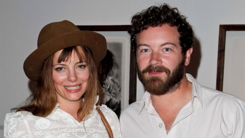 Bijou Phillips and Danny Masterson posing