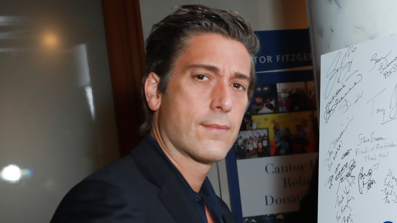 David Muir smiling at Annual Charity Day hosted by Cantor Fitzgerald, BGC and GFI in 2018