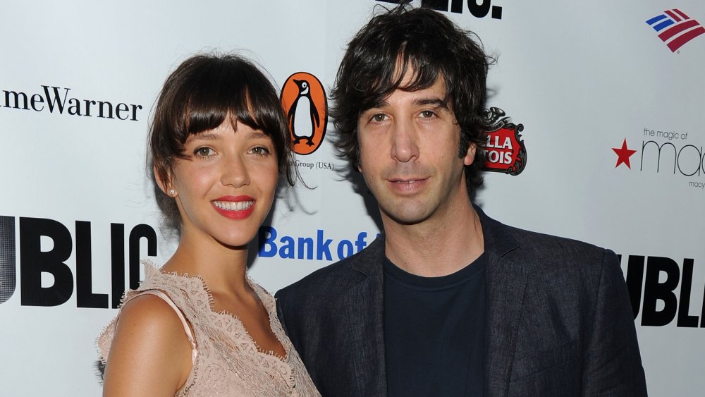 Zoe Buckman and David Schwimmer at the 2010 Public Theater Gala