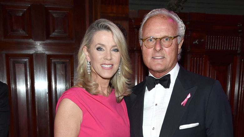 Deborah Norville and Karl Wellner at the Hot Pink Party hosted by the Breast Cancer Research Foundation in 2019