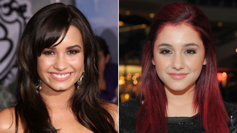 Demi Lovato and Ariana Grande 