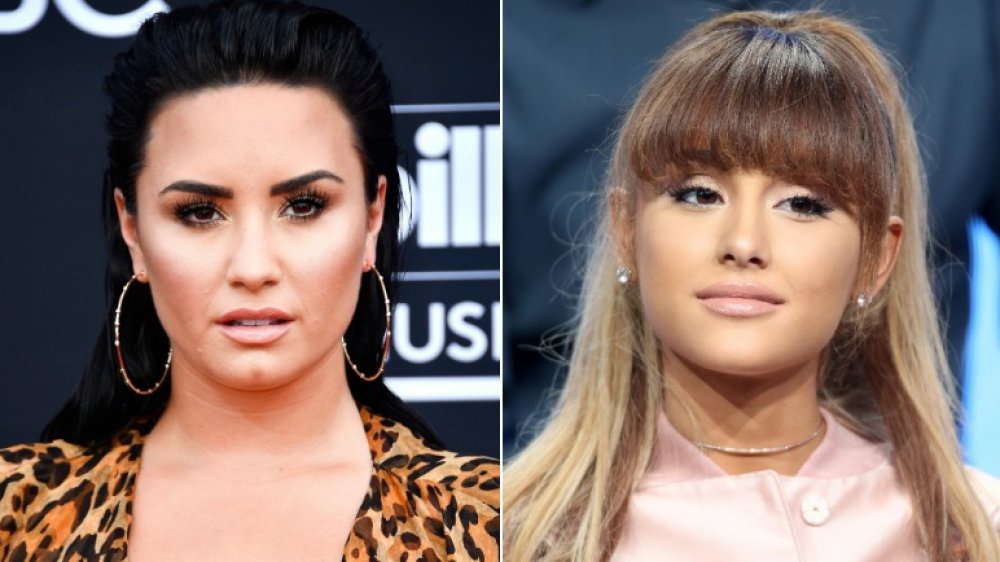 Demi Lovato and Ariana Grande 