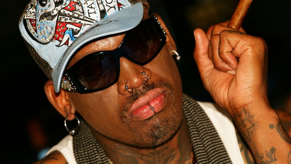 Dennis Rodman Tattoos Girlfriend's Face…On His Face