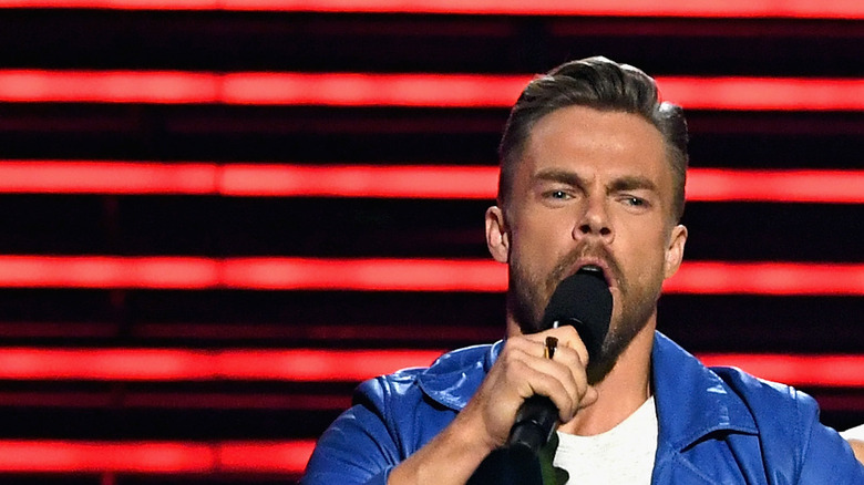 Derek Hough performing