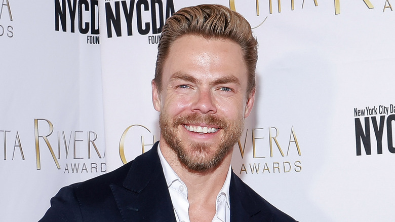 Derek Hough smiling