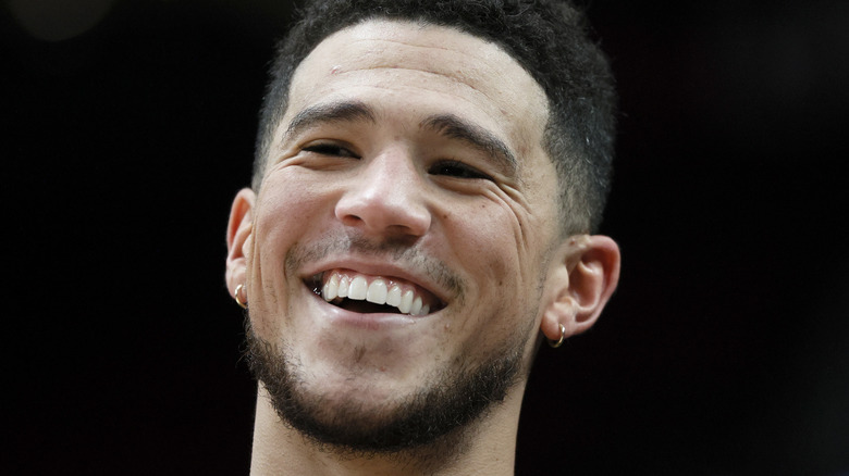 Devin Booker, smiling