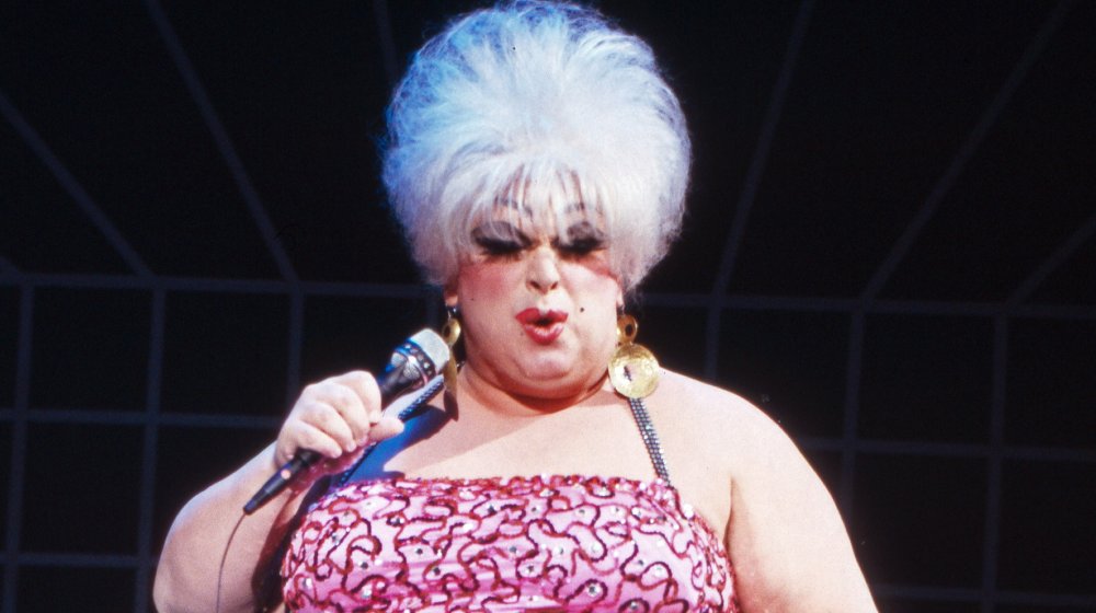 Divine performing onstage in Aufritt, Germany 