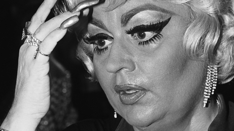 Divine fake eyelashes closeup