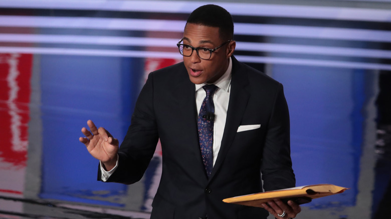 Don Lemon talking on stage