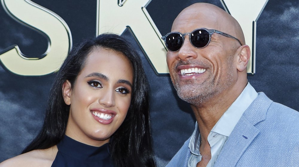 Dwayne Johnson and Simone Alexandra Johnson