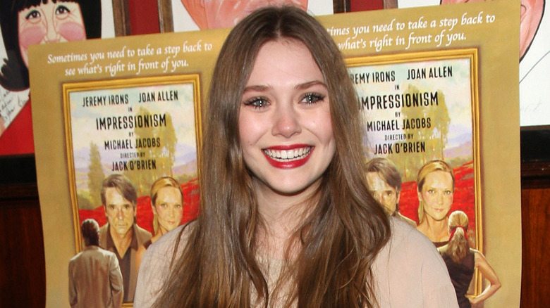 Elizabeth Olsen smiling