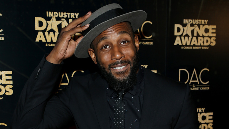 Stephen "tWitch" Boss wears hat