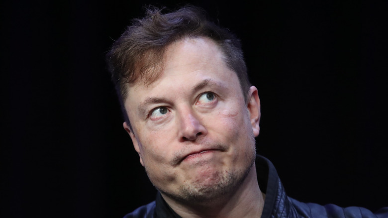 Elon Musk with a confused look