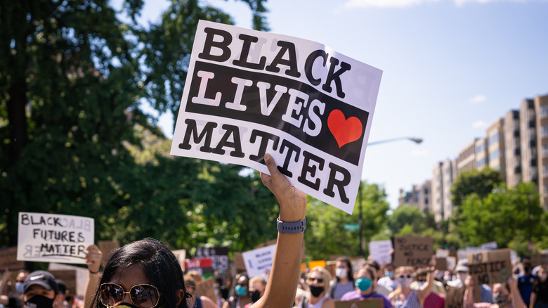 Scenes from a Black Lives Matter protest