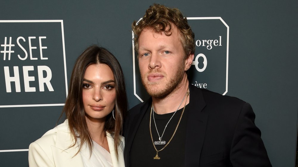 Emily Ratajkowski and Sebastian Bear-McClard at the 25th Annual Critics Choice Awards