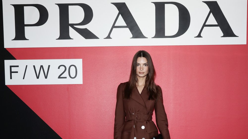 Emily Ratajkowski at Milan Fashion Week in 2020