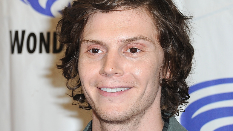Evan Peters smiling
