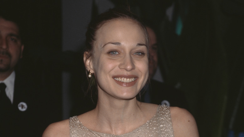 Fiona Apple smiling shiny dress