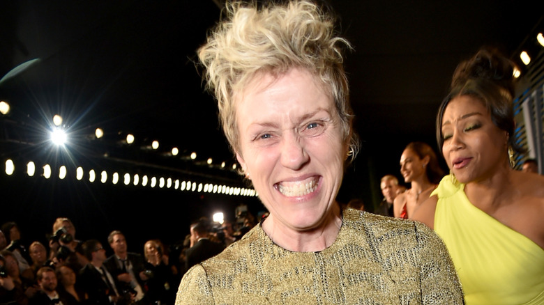Frances McDormand on the red carpet