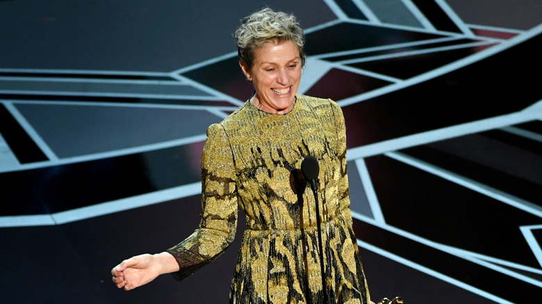 Frances McDormand at the Oscars