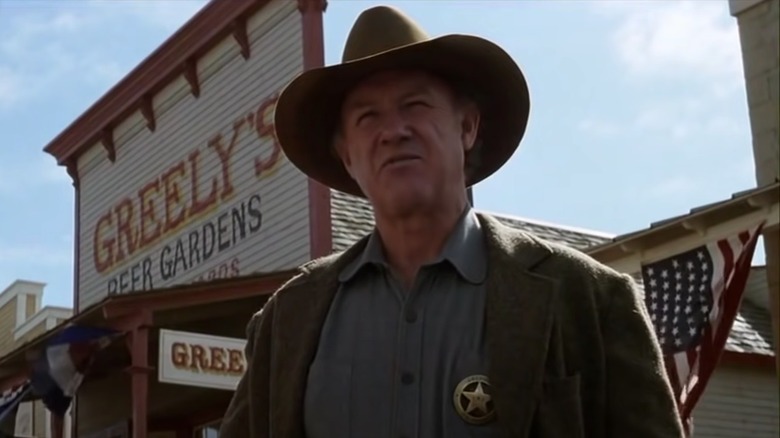 Gene Hackman in Unforgiven, looking up