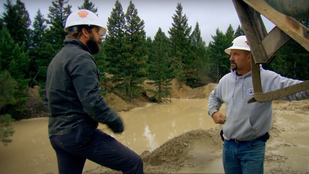 Dave Turin (right) speaks on Gold Rush: Dave Turin's Lost Mine