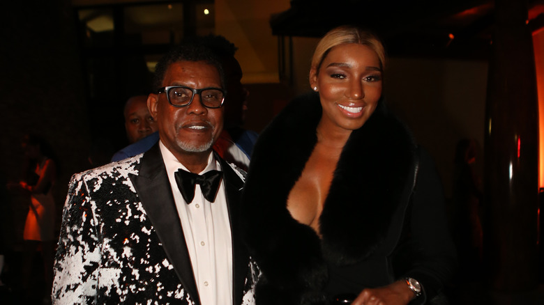 Gregg Leakes smiling with NeNe Leakes
