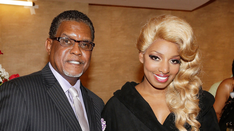 Gregg and NeNe Leakes smiling
