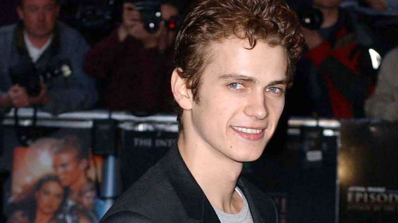 Hayden Christensen smiling