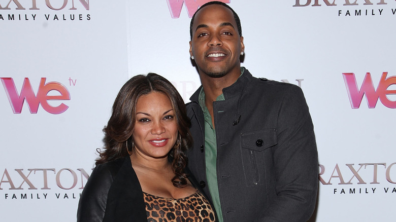 Egypt Sherrod and Mike Jackson at "Braxton Family Values" Season 2 premiere at the Tribeca Grand Hotel