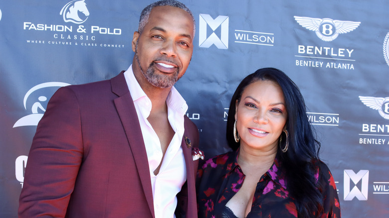 Mike Jackson and Egypt Sherrod at 6th Annual Atlanta Fashion & Polo Classic at The Horse Mansion