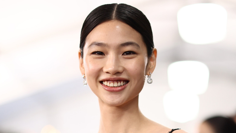 HoYeon Jung smiling