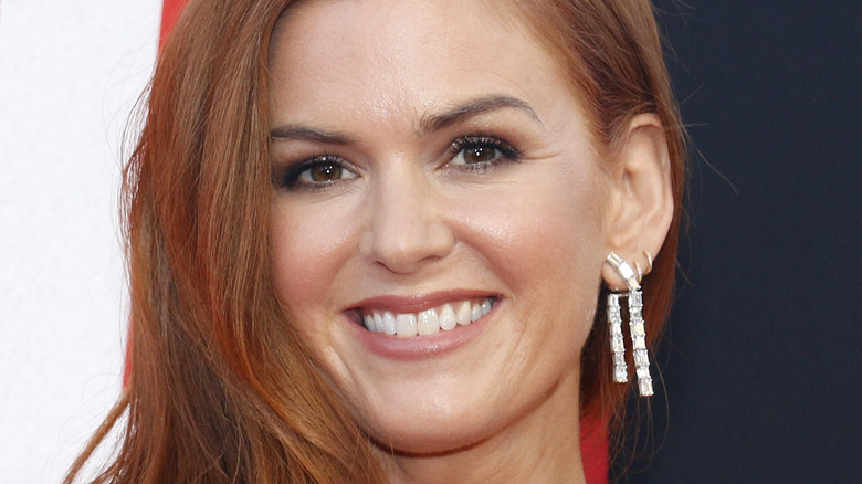 Isla Fisher smiling