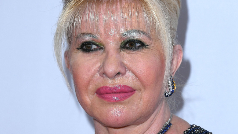 Ivana Trump, smirking