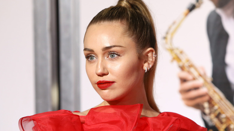 Miley Cyrus posing